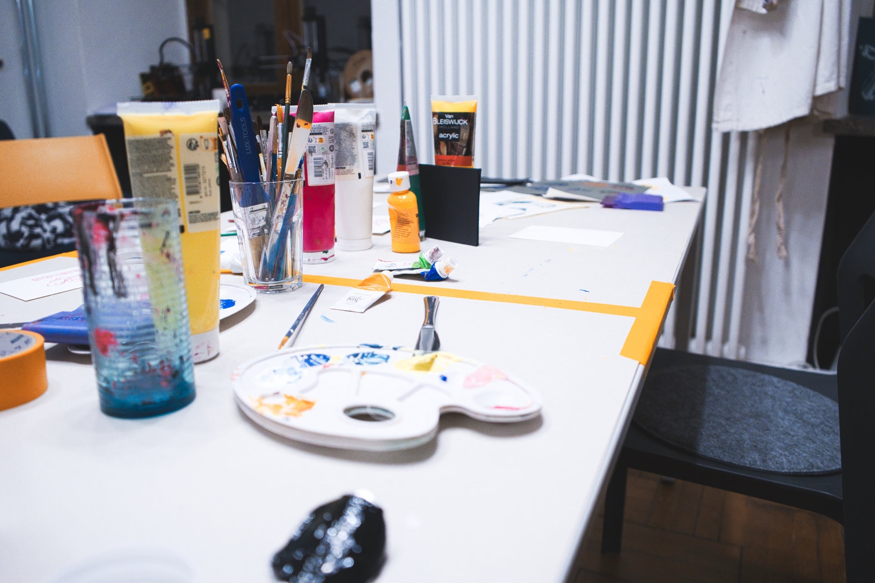 Eindruck aus dem Workshop Siebdruck-Workshop, Bild 1