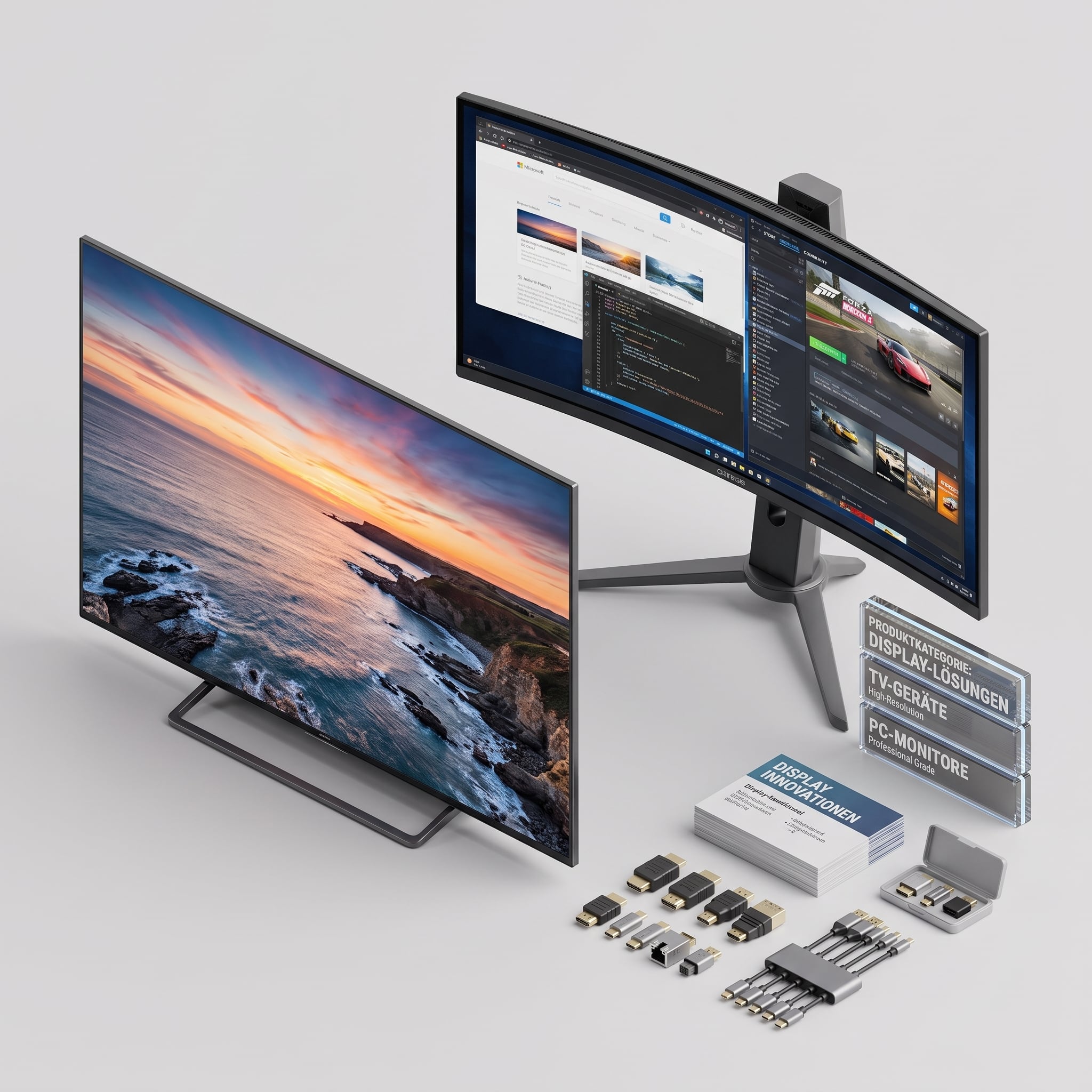 Fernseher und Monitor